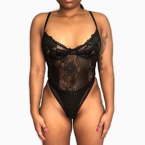 High Quality Black Lace Bodysuit 🔥🖤